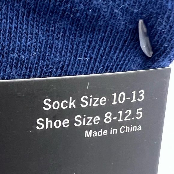 TRUE RELIGION, MENS 5 PACK CREWS SOCKS 2 HREY, 2NAVY 1 BLUE, SHOE SIZE 8-12.5 - Picture 6 of 16